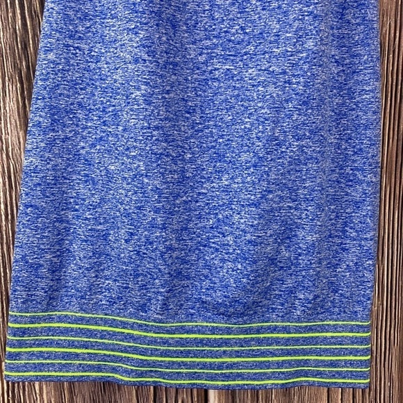 Woman’s Nike Blue & Yellow Dri-Fit Racer Back Running Tank- Size Medium - Picture 4 of 7